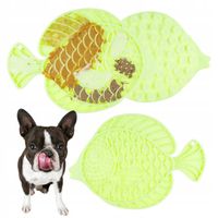 MATA do lizania dla psa kota duża z przyssawkami RYBKA lick taca na smaczki