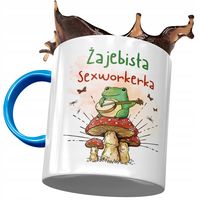 Kubek Błękitny Dla Sexworkerki Żajebista Prezent Z Nadrukiem Ze Zdjęciem
