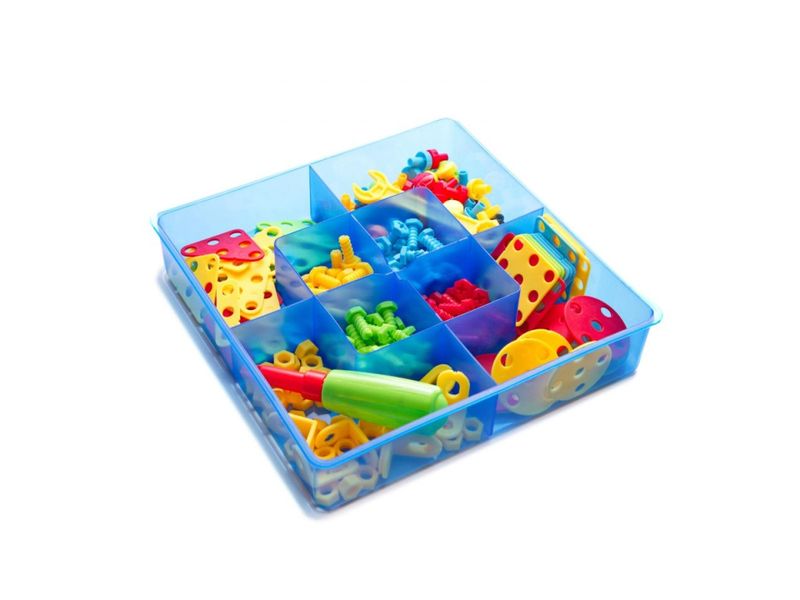 Puzzle Klocki w walizce 6w1 + wkrętarka 261 el. zdjęcie 4