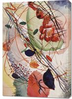 Obraz 70x100cm Aquarell Print, Wassily Kandinsky Vintage do Salonu
