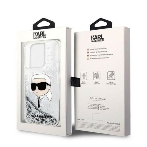 Etui Karl Lagerfeld do iPhone 14 Pro Max, Srebrny na Arena.pl