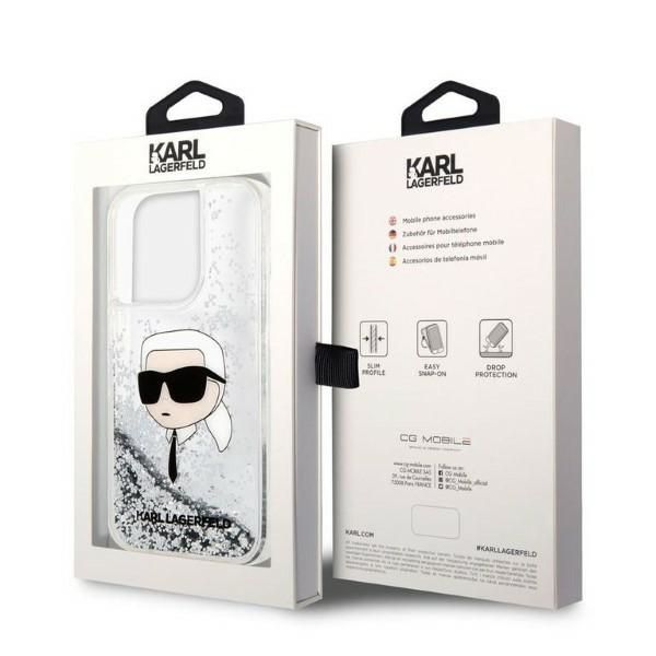 Etui Karl Lagerfeld do iPhone 14 Pro Max, Srebrny zdjęcie 8
