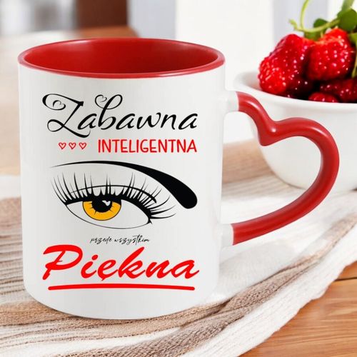 KUBEK Z NADRUKIEM PREZENT DLA KOLEŻANKI DZIEWCZYNY ŻONY MAMY DZIEŃ KOBIET na Arena.pl