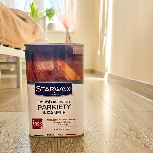 EMULSJA OCHRONNA PŁYN DO PODŁÓG PARKIETY & PANELE 1 L STARWAX na Arena.pl