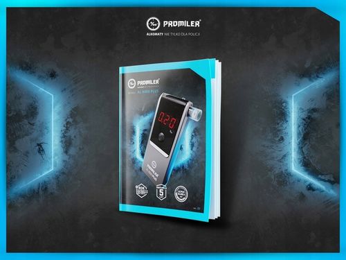 Alkomat PROMILER AL 8000 PLUS + 12 miesięcy kalibracji + ustniki na Arena.pl
