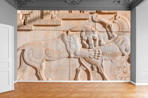 Fototapeta RZEŹBA IMITACJA ŚCIANY TYNKU 390x280 na Arena.pl