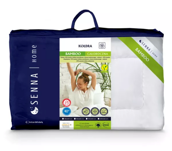Kołdra całoroczna 155x200cm BAMBOO | Senna Home zdjęcie 3