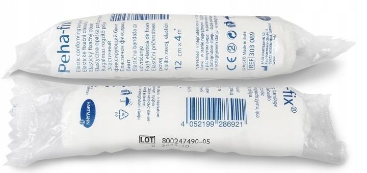Bandaż elastyczny HARTMANN PEHA-FIX 12cm x 4m OPASKA PODTRZYMUJĄCA 20szt. zdjęcie 2