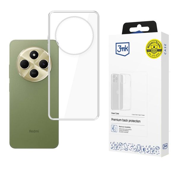 redmi 14c / redmi a4 5g - 3mk clear case zdjęcie 4