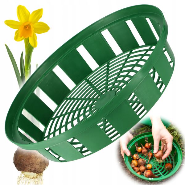 KADAX Koszyk Osłonka Do Sadzenia Cebulek fi 30cm zdjęcie 1
