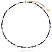 Naszyjnik By Dziubeka niebieski lapis lazuli 44cm