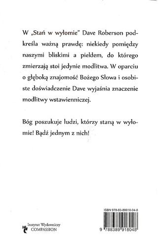 Stań w wyłomie - Dave Roberson - oprawa miękka na Arena.pl