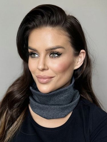 KOMPLET DAMSKI CZAPKA KOMIN WIOSNA JESIEŃ CIENKI LEKKI WYGODNY SPORT GRAFIT na Arena.pl