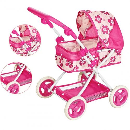 WOOPIE ROYAL Wózek dla Lalek Głęboki Regulowana Rączka na Arena.pl