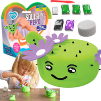 Zestaw Lekkiej Ciastoliny Squishy Cactusita 6 Kol 70124