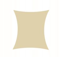 Żagiel przeciwsłoneczny daszek zacieniacz 3x2 beżowy