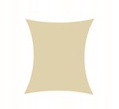 Żagiel przeciwsłoneczny daszek zacieniacz 3x2 beżowy