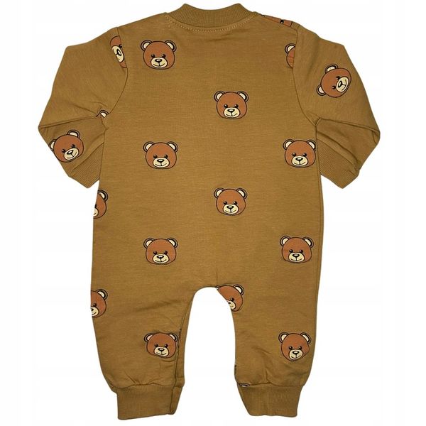 Ubranka niemowlęce Dziewczynka Chłopiec Pajacyk w misie Bawełna Wyprawka 74 zdjęcie 3