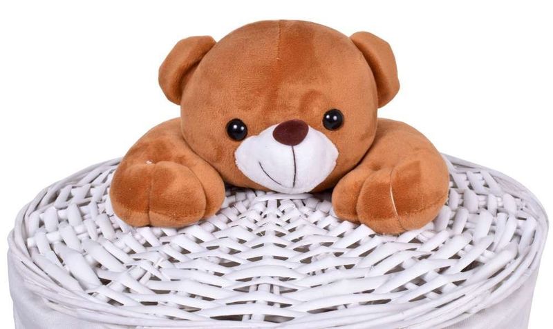 Kosz wiklinowy Miś 40L zdjęcie 4