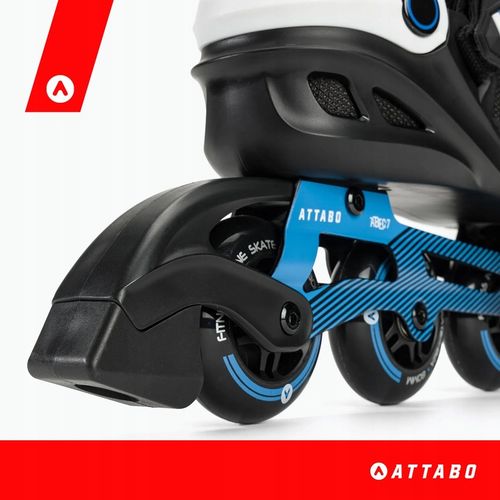 Rolki męskie ATTABO Bliss 43 REKREACYJNE ABEC-7 KÓŁKA 80mm ALUMINIOWA PŁOZA na Arena.pl