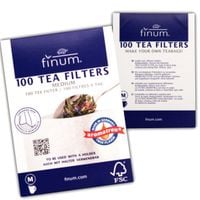 FINUM FILTRY DO HERBATY papierowe rozmiar MEDIUM (10 x 13,5 cm) 100szt - M
