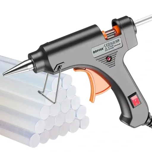 PRECYZYJNY PISTOLET DO KLEJENIA NA GORĄCO KLEJARKA + ZESTAW 20 LASKI KLEJU zdjęcie 1