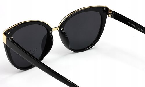 OKULARY PRZECIWSŁONECZNE DAMSKIE POLARYZACYJNE filtr UV 400 modne kocie na Arena.pl