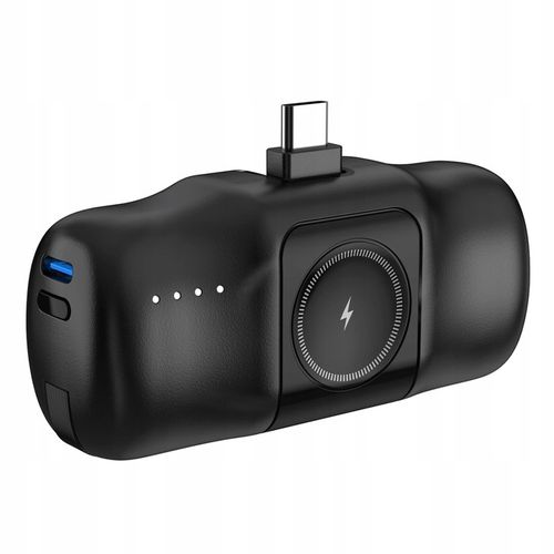 Mini powerbank Wozinsky WF16-YCS 5000mAh 15W USB-C z wbudowanym kablem USB- na Arena.pl