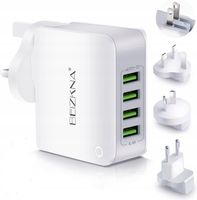 Uniwersalna ładowarka sieciowa 4xUSB 4.4A 22W Uniwersalna Podróżna BEIZKNA