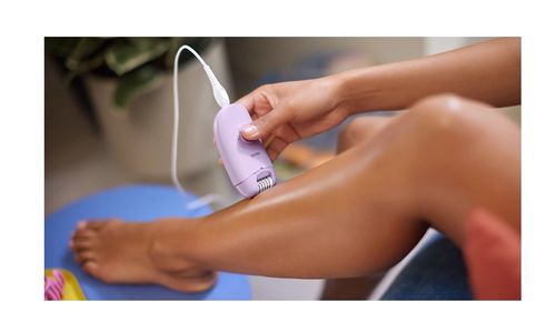 Depilator PHILIPS BRE257/00 Fioletowy na Arena.pl