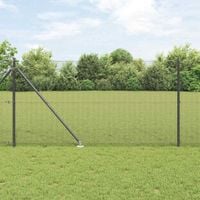 Słupek ogrodzeniowy. Szary 50 x 1,2 m (siatka 12 x 12 mm)