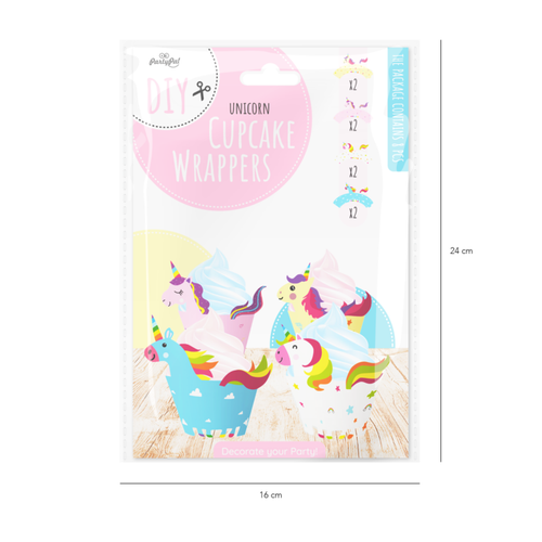 Papilotki do babeczek jednorożce 8 szt na Arena.pl
