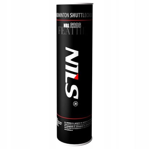 NILS Zestaw 2 Rakiety + 6 Lotek Piórowych Do Gry W Badmintona W Pokrowcu na Arena.pl