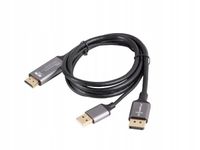 Kabel adapter Lanberg HDMI (M) -> Displayport (M) 1,8M 4K czarny