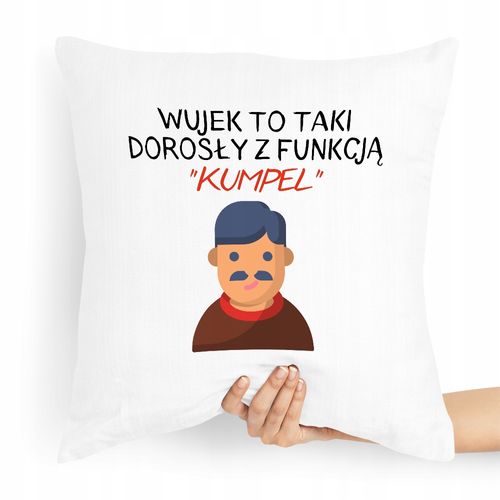 Poduszka Dla Wujka Dorosły Z Funką Kumpel Z Nadrukiem Ze Zdjęciem na Arena.pl