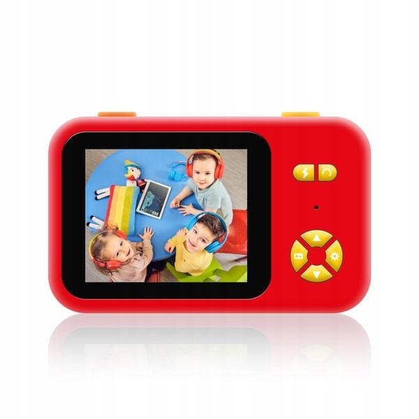 Aparat cyfrowy foto dla dzieci GoGEN DECKOFOTOR czerwony zdjęcie 6