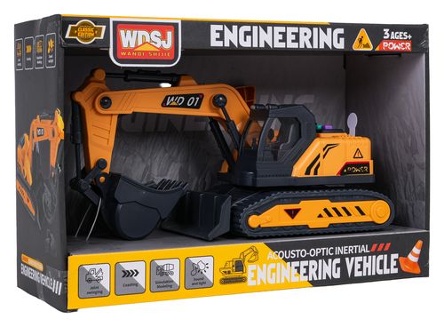 Koparka Z Funkcją Dźwięku I Świateł 1:18 na Arena.pl