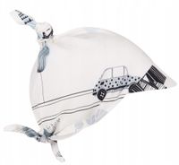 CHUSTKA BAMBUSOWA Z DASZKIEM ODDYCHAJĄCA 0M+