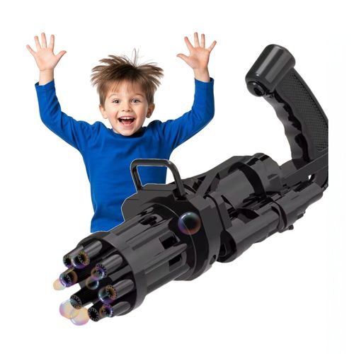 Czarny pistolet Automat do baniek mydlanych zabawka Prezent dla Chłopca na Arena.pl