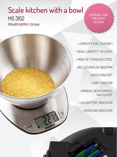 MS 3152 Waga kuchenna z mis zdjęcie 5