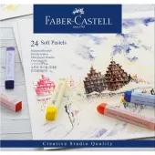 Pastele suche CS 24 kolory FABER CASTELL