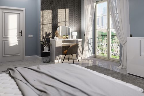 Toaletka kosmetyczna PARIS + Lustro Połysk na Arena.pl