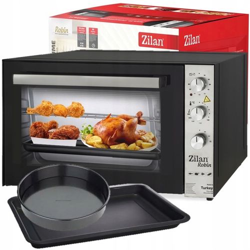 PIEKARNIK ELEKTRYCZNY MINI GRILL TIMER CZARNY 2000W 70L na Arena.pl