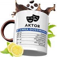 Kubek Bordowy Dla Aktora Na Urodziny Prezent Z Nadrukiem Ze Zdjęciem