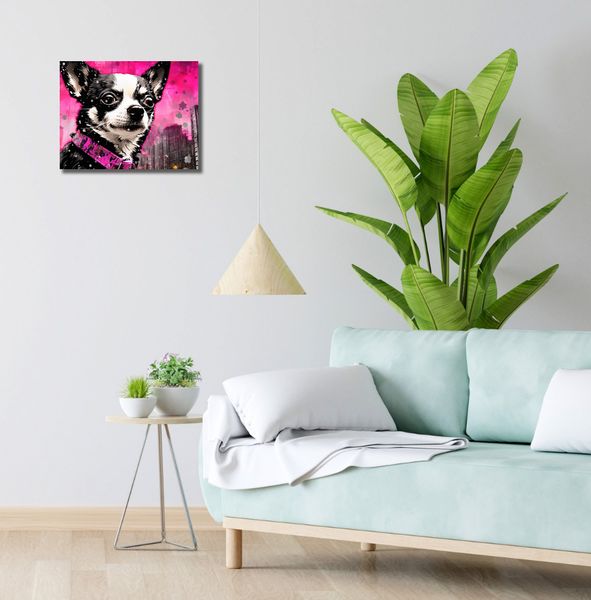 Obraz 40x30cm Mały Psiak o Dużej Duszy zdjęcie 2