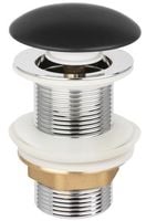 korek do umywalki click clack czarny mat bez przelewu - h/sc-b1-cbp