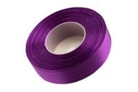 Wstążka 4szt  satynowa fioletowa 25mm / 32m   AX25-37