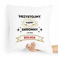 Poduszka Prezent Idealny Dla Rolnika Przystojny Z Nadrukiem Ze Zdjęciem