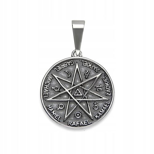 PIECZĘĆ SIEDMIU ARCHANIOŁÓW TALIZMAN ANIOŁÓW SREBRO 925 #2 na Arena.pl