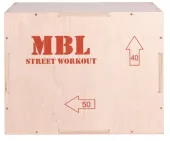 Skrzynia Plyometryczna 50x40x30 Crossfit JUMP BOX